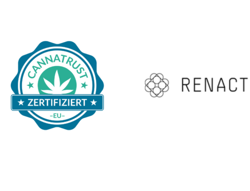 CannaTrust zertifiziert Cannabinoid Vape Pens von Renact mit Gütesiegel